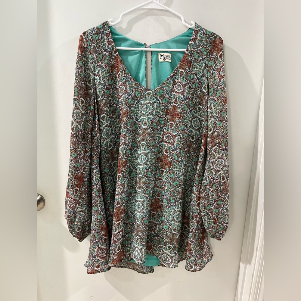 Show Me Your MuMu Donna Michelle tunic dress, size medium